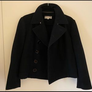 Comme des Garcons cropped wool pea coat